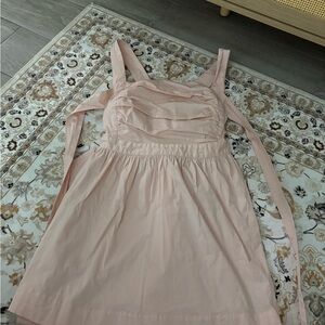 Free people backless tie dress